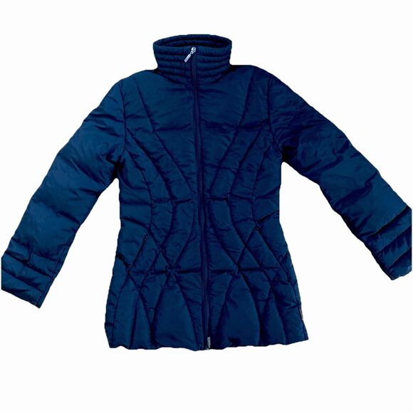 MONCLER Women's Black Quilted Down Puffer Long Jacket Size 1/US S - Picture 5 of 16